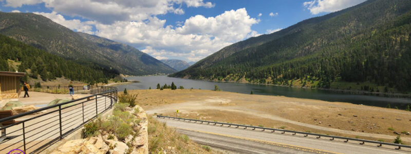 Night the Earth Shook, Earthquake visitors center over looking Earthquake Lake Yellowstone Lodging Cabin Rentals Get Lost in America