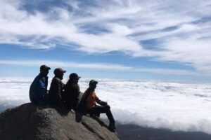 Adventure of a Lifetime Kilimanjaro Climb and Safari enjoying the view with Get Lost in America