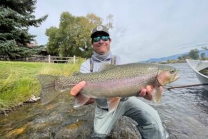Roadhouse Inclusive Fly Fishing Adventures Rainbow Trout fishing the Madison River with Get Lost in America