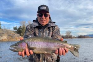 Roadhouse Inclusive Fly Fishing Adventures Fat Hog of a Rainbow Trout on the Madison River Fly Fishing with Get Lost in America