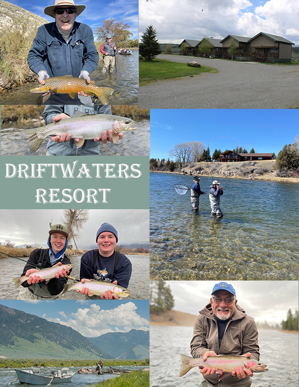 Montana Yellowstone Cabin Rentals along the Madison River, guided Yellowstone National Park Fly Fishing Trips