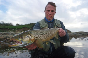 All Inclusive Denmark Fly Fishing Lodge, with Get Lost in America, sea run Brown Trout