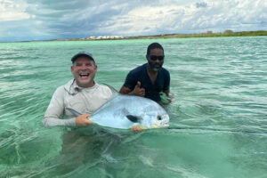 Bahamas Lost Key Lodge Fly Fishing Expeditions with another beautiful permit
