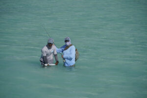 Bahamas Lost Key Lodge Fly Fishing Expeditions fishing the flats
