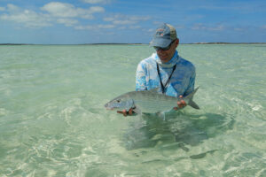 Bahamas Lost Key Lodge Fly Fishing Expeditions bonefish are prevalent on the flats