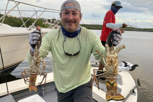 Bahamas Lost Key Lodge Fly Fishing Expeditions couple of lobsters