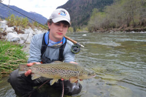 Italian Brown Trout fly fishing Italy with Get Lost in America