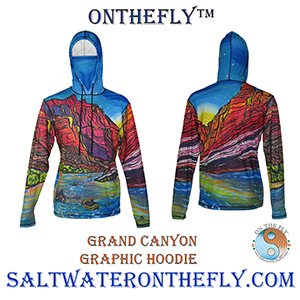 Tech performance apparel Grand Canyon Graphic Design Hoodie 