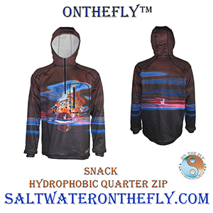 Hydrophobic Hoodie is great beach apparel with it's wind resistance 