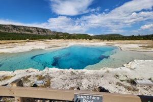 Sapphire Pool, Yellowstone National Park: Biscuit Basin