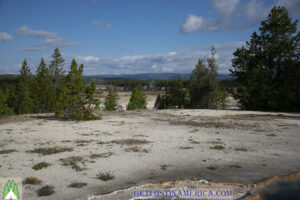 Flowing out of Firehole Spring . Hang out and do a Montana Guided Fly Fishing Trip into Yellowstone National Park