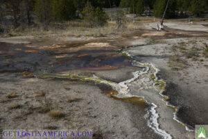 Minerals from Firehole Springs are beautiful