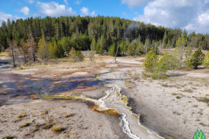 Nature does some beautiful work in Yellowstone National Park