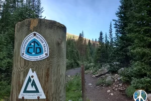 Have an obsession with photographing trail signs, Colorado Continental Divide Trail