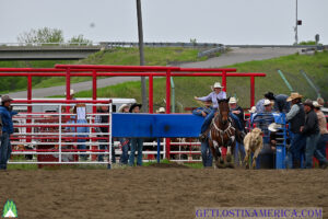 Break away roping event Harlowton Montana