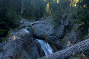 As you reach the first switchback there is also a beautiful Waterfall to spend a couple of minutes enjoy as you get ready for the climb to Summerland Meadow