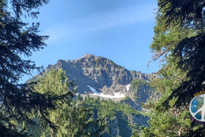 Another view of the mountain that becomes a foreground to much grandeur peaks