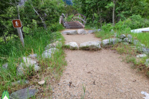 On down the trail to the wilderness with passing storms this morning