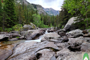 Looking upstream West Rosebud Creek