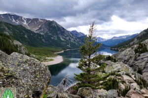 The Lake is not in the Wilderness area, but the shoreline is. But it is still part of the Greater Yellowstone Ecosystem.