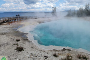 Out across Yellowstone Lake