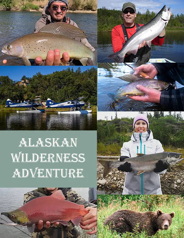 Alaska Fishing Trips at a true Alaskan Wilderness Lodge, fly in by Float Plane with Get Lost in America or stay state side and book an incredible Yellowstone Cabin Rentals