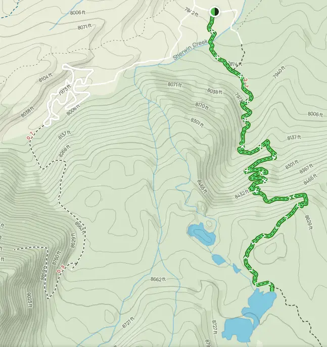 California - John Muir Wilderness - Sherwin Lakes Trail - Get Lost in America - 1