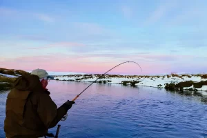 Alpine Glow on a Icelandic fly fishing trip with Get Lost in America