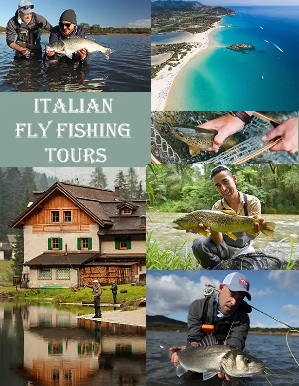 Fly Fish Italy in wine country of Trentino with views of Dolomites 