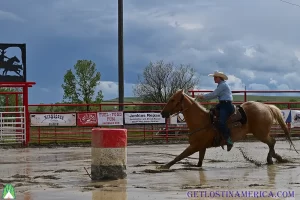 Barrel Racing Montana High School Rodeo, spend some time fly fish Montana with Get Lost in America