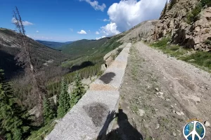 Engineering feat the Terrace Wall in Person or the top of it in the Palisades Colorado