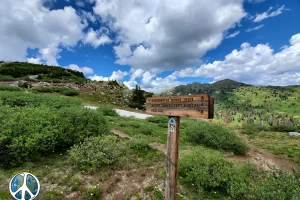 Back on the Continental Divide and Colorado Trail above East Alpine Tunnel