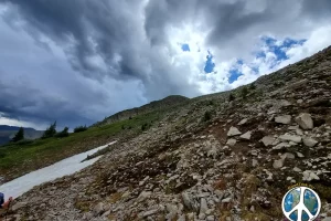 Trail down to East Alpine Tunnel and on to the Trailhead at Hancock Colorado