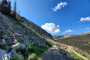 Into the Palisades on the Williams Pass Trail Colorado Trail