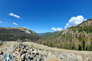 A narrow gauge line ran from Hancock to Leadville with ore and tourist