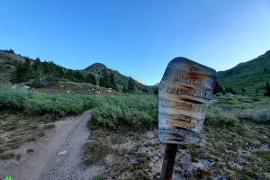 Wilderness Sign, a Great Alpine Tundra Hike with great Colorado Fly Fishing along the way