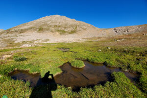 A Spring as we climb to the pass