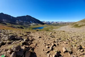 Independence Lake from Lost Man Pass while fly fishing Colorado with Get Lost in America | Saltwater on the Fly