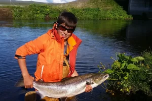 Start them young catching Atlantic Salmon in Iceland and around the world with Get Lost in America | Saltwater on the Fly