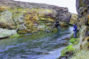 Beautiful River Canyon of Iceland with Get Lost in America | Saltwater on the Fly