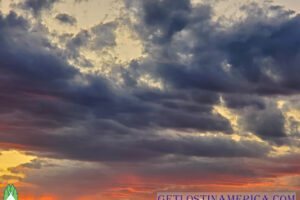 Sunrise just out side Lyons Colorado heading up to the park Rocky Mountain