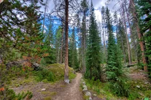 A few fore paces and I turn around at this point and head back down to the Colorado River with Get Lost in America in Rocky Mountain National Park