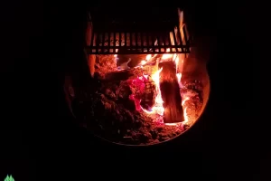 Will sit by the fire watching the night sky as the fire fades away. And off to the bag.