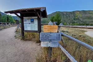 East Inlet Trailhead just past dawn