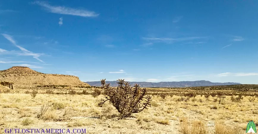 Dead Mans Peak outside of Cuba, New Mexico. The Southern Terminus for the trail is at Crazy Cook Monument straight south from the town of Hachita, New Mexico 