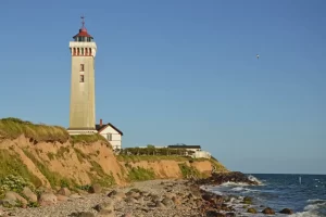 Fly Fish Denmark with Get Lost in America, Lighthouse on the Danish Coast