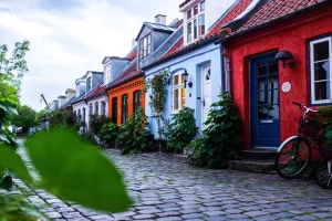 Historic Danish Village along the coast