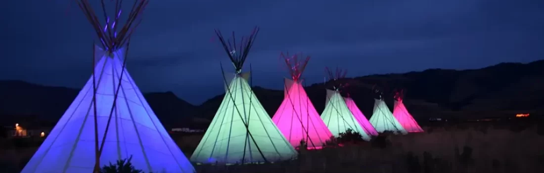 Lite Teepees in Colorful Past History of Gardiner Montana: Yellowstone's Frontier Gateway Ever wondered about the history of Gardiner Montana?