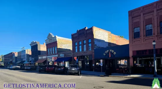 Modern Day Livingston Montana street