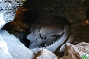 The hike into Carlsbad Caverns National Park descends to a depth equal to the height of the Empire State Building